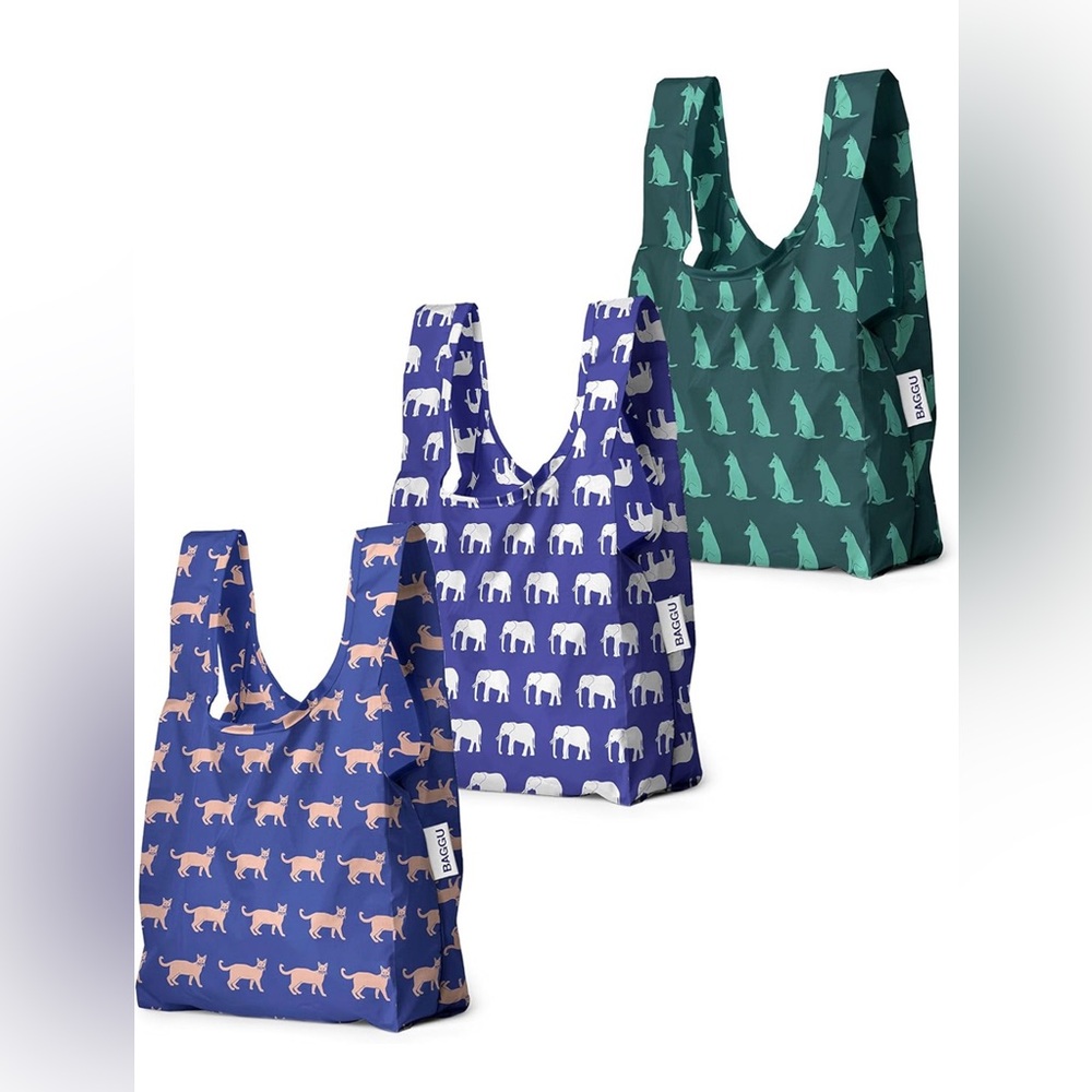 BAGGU Baby Reusable Bag Set - Animals (Archive) - Discontinued (Vintage 2016)